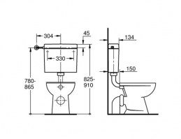 CISTERNA VISTA PARA INODORO GROHE